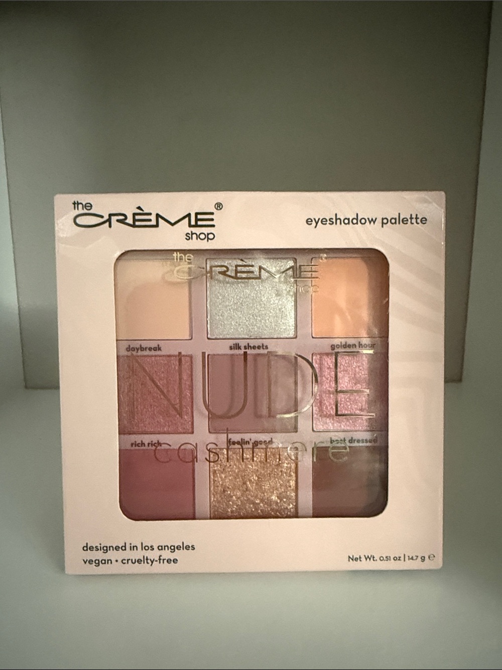 The Crème Shop Nude Eyeshadow Palette — 9 shaded Mix